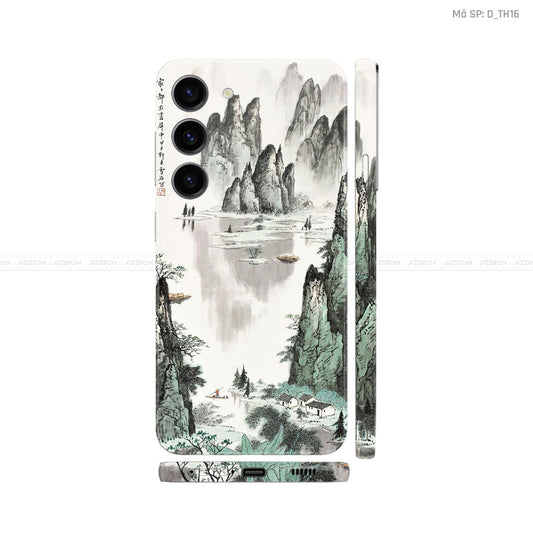 Dán Skin Samsung Galaxy S24 Series Chủ Đề Thư Pháp| D_TH16