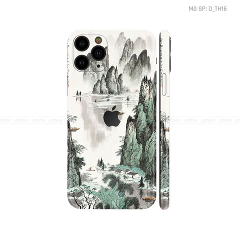 Dán Skin IPhone 11 Series Hình Thư Pháp | D_TH16