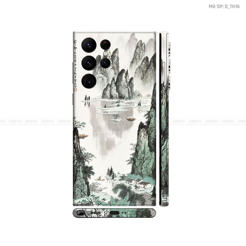 Dán Skin Galaxy S22 Series Hình Thư Pháp | D_TH16