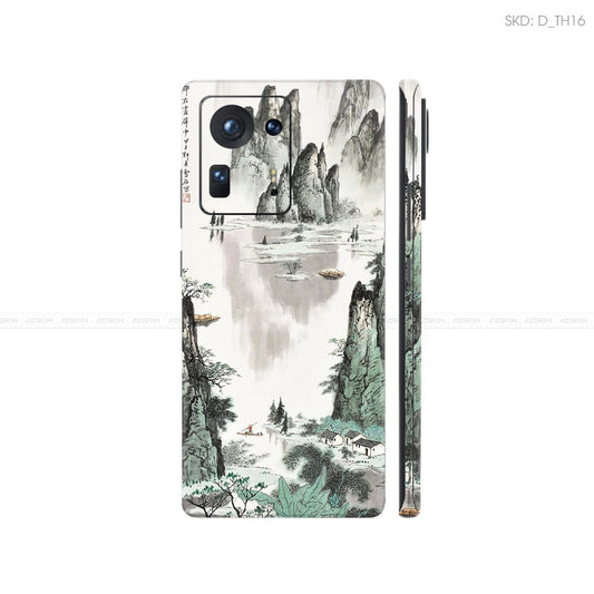 Dán Skin Điện Thoại Xiaomi Mi Mix Series Hình Thư Pháp | D_TH16