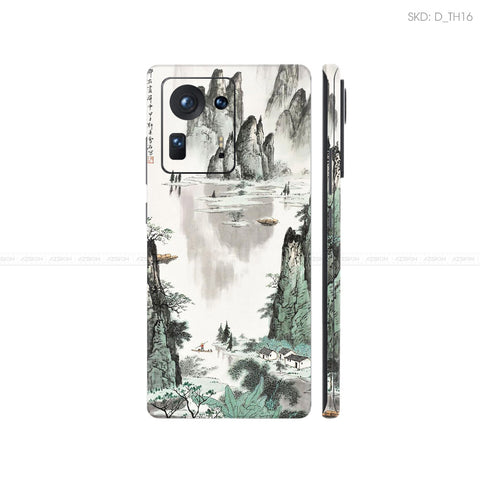 Dán Skin Điện Thoại Xiaomi Mi Mix Series Hình Thư Pháp | D_TH16