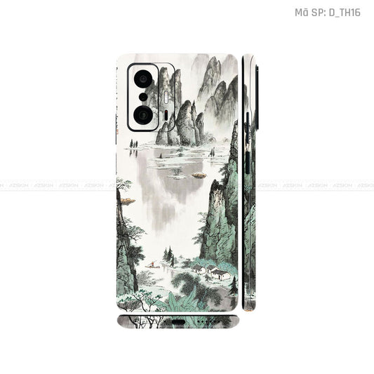 Dán Skin Xiaomi 11 Series Hình Thư Pháp | D_TH16