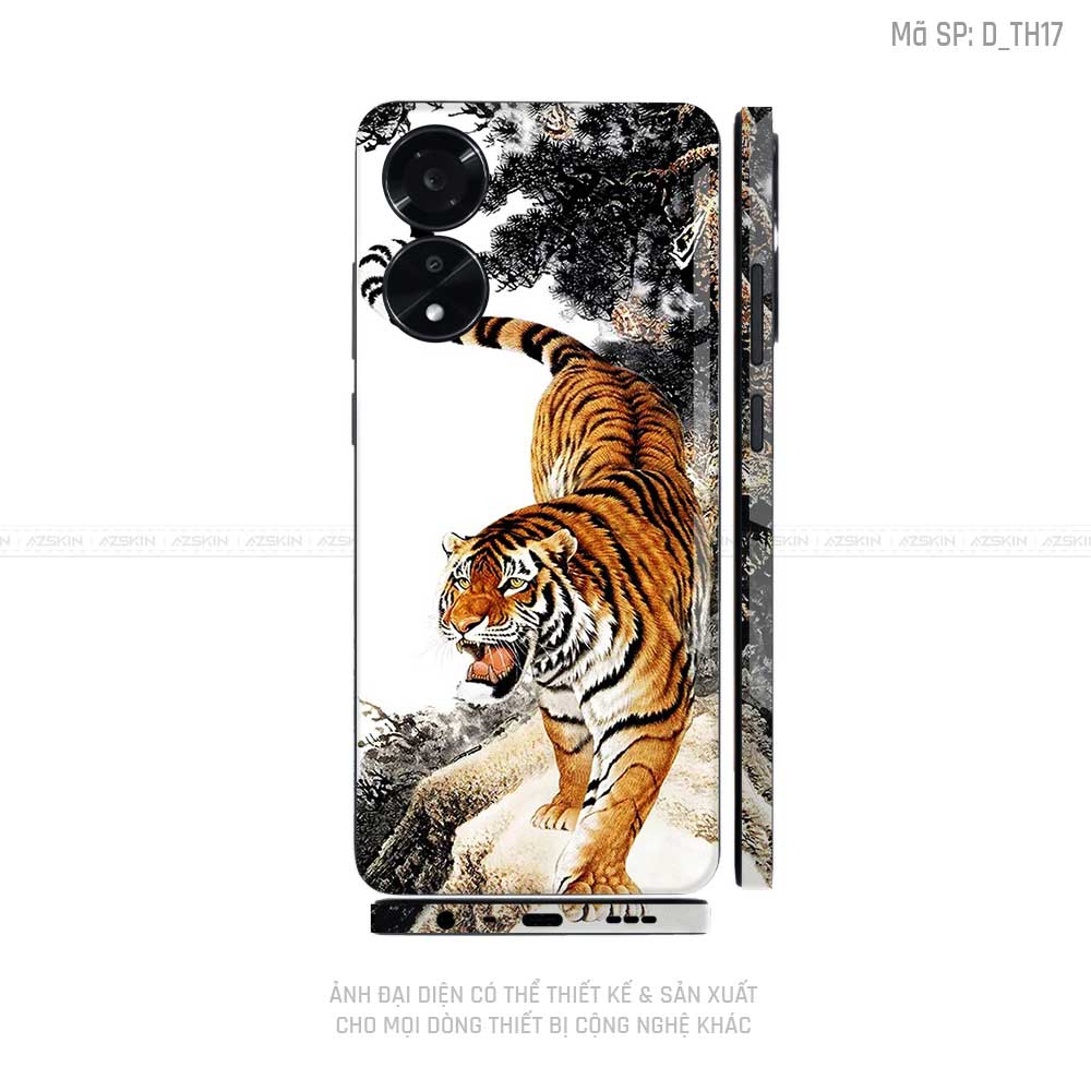 Miếng Dán Skin Điện Thoại OPPO A Series Hình Thư Pháp | D_TH17