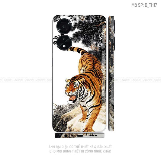 Miếng Dán Skin Điện Thoại OPPO A Series Hình Thư Pháp | D_TH17