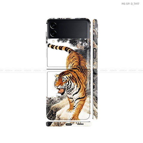 Dán Skin Galaxy Zflip4 Hình Thư Pháp | D_TH17