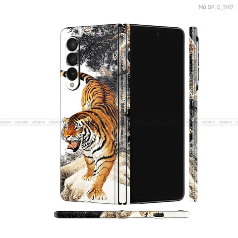 Dán Skin Galaxy Z Fold3 Hình Thư Pháp | D_TH17