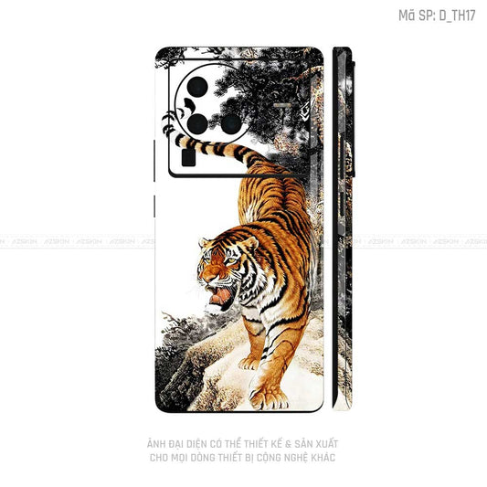 Dán Skin Vivo X Series Hình Thư Pháp | D_TH17