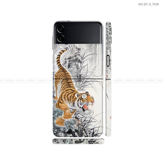 Dán Skin Galaxy Zflip4 Hình Thư Pháp | D_TH18