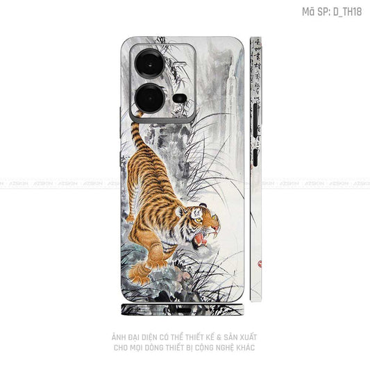 Dán Skin Vivo V Series Hình Thư Pháp | D_TH18