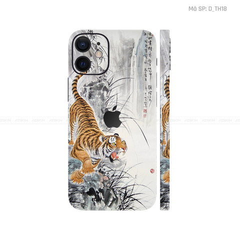 Dán Skin IPhone 12 Series Hình Thư Pháp | D_TH18