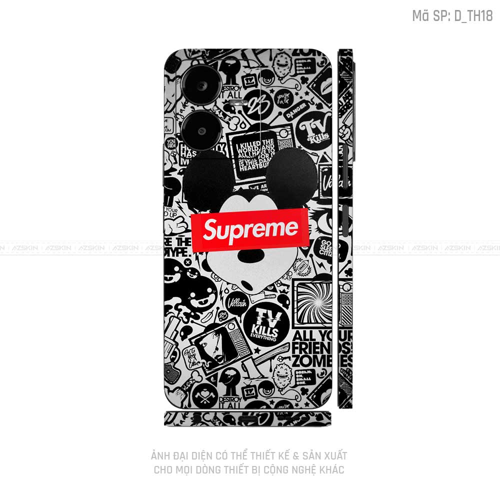 Dán Skin Vivo Y Series Hình Supreme | D_TH18