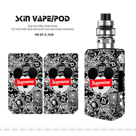 Dán Skin Vape Hình Thương Hiệu | D_TH18