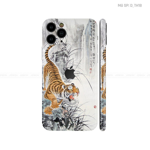 Dán Skin IPhone 11 Series Hình Thư Pháp | D_TH18