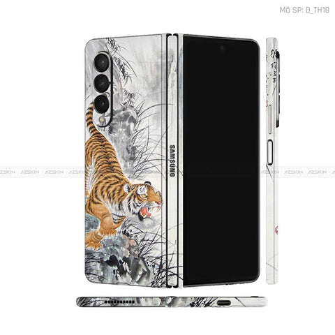 Dán Skin Galaxy Z Fold3 Hình Thư Pháp | D_TH18
