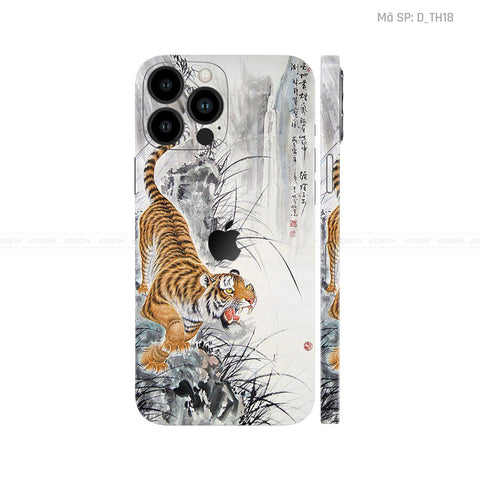 Dán Skin IPhone 14 Series Hình Thư Pháp | D_TH18