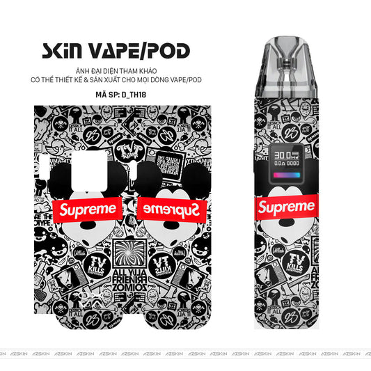 Dán Skin Pod Hình Thương Hiệu | D_TH18