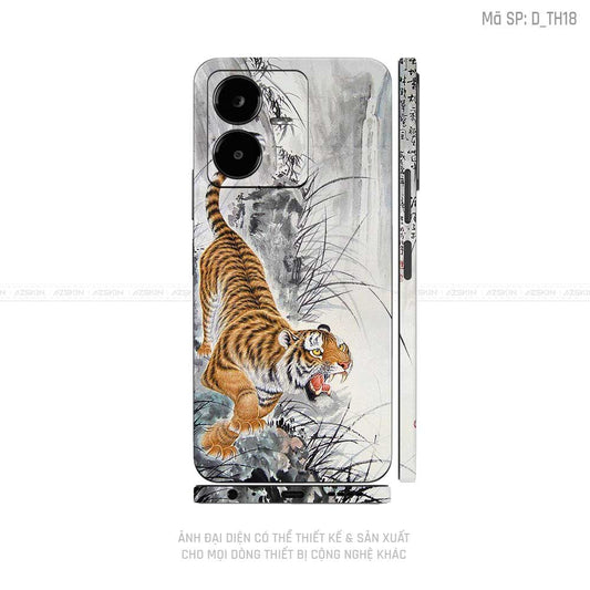 Dán Skin Vivo Y Series Hình Thư Pháp | D_TH18
