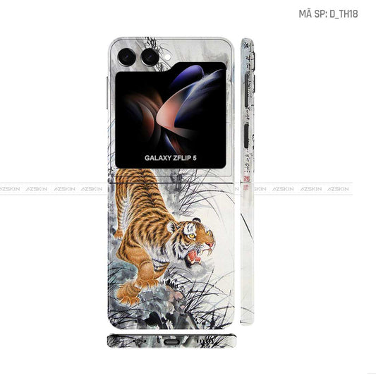 Dán Skin Galaxy Z Flip 7 Hình Thư Pháp | D_TH18