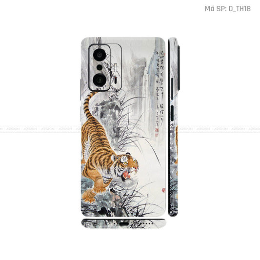 Dán Skin Xiaomi 11 Series Hình Thư Pháp | D_TH18