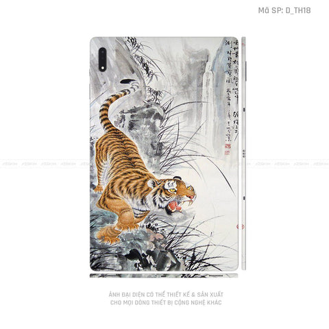 Dán Skin Galaxy Tab S9 Series Hình Thư Pháp | D_TH18