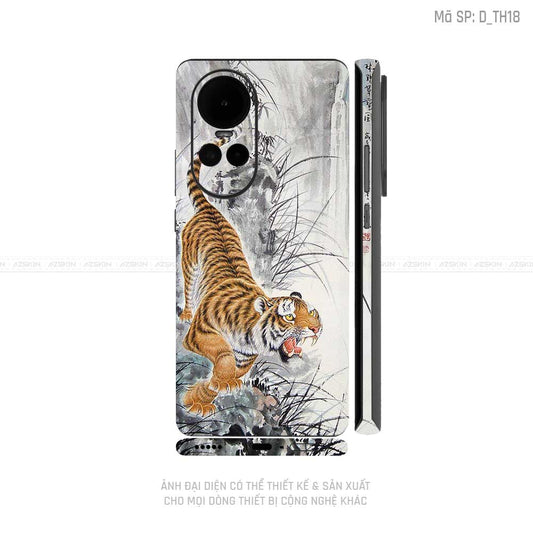 Miếng Dán Skin Điện Thoại OPPO Reno Series Hình Thư Pháp | D_TH18