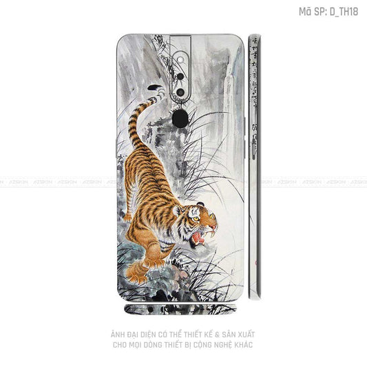 Miếng Dán Skin Điện Thoại OPPO F Series Hình Thư Pháp | D_TH18