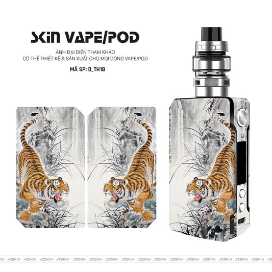 Dán Skin Vape Hình Thư Pháp | D_TH18
