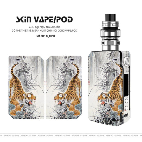 Dán Skin Vape Hình Thư Pháp | D_TH18