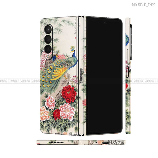 Dán Skin Galaxy Z Fold4 Hình Thư Pháp | D_TH19