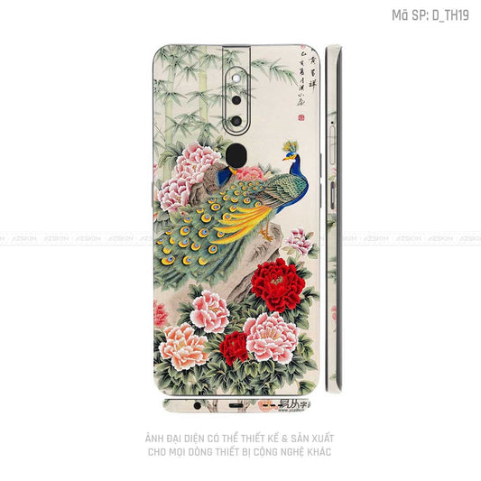 Miếng Dán Skin Điện Thoại OPPO F Series Hình Thư Pháp | D_TH19
