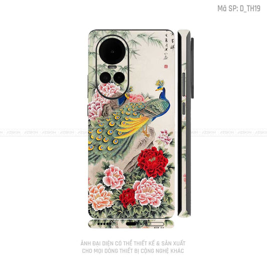 Miếng Dán Skin Điện Thoại OPPO Reno Series Hình Thư Pháp | D_TH19