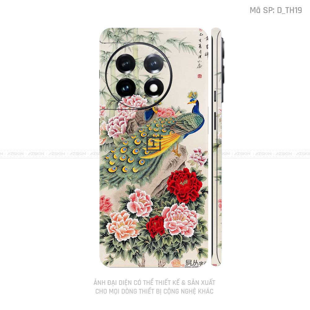 Dán Skin Oneplus Ace Series Hình Thư Pháp | D_TH19
