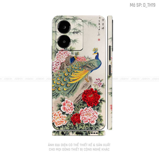 Dán Skin Vivo Y Series Hình Thư Pháp | D_TH19