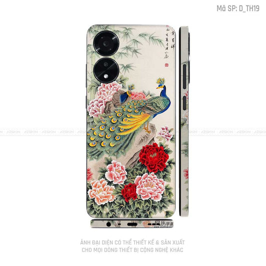 Miếng Dán Skin Điện Thoại OPPO A Series Hình Thư Pháp | D_TH19