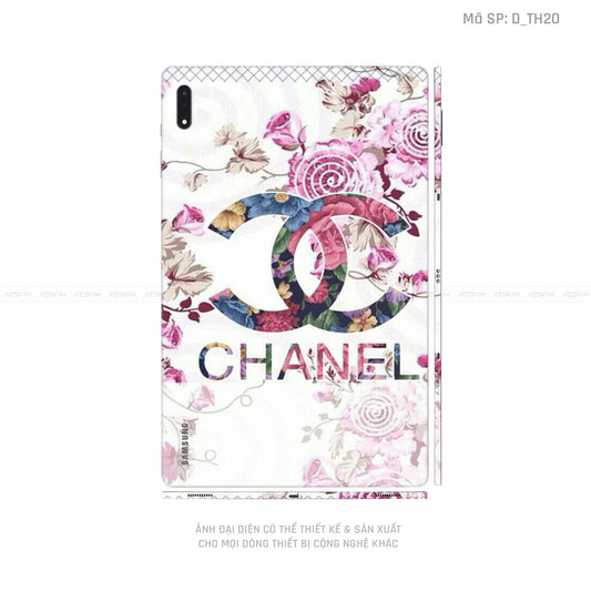 Dán Skin Galaxy Tab S8 Series Hình Chanel | D_TH20