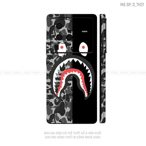 Dán Skin Vivo X Series Hình Bape | D_TH21