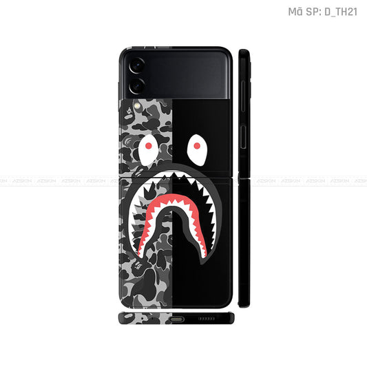Dán Skin Galaxy Zflip3 Hình Bape | D_TH21