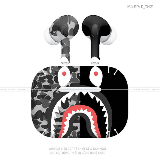 Dán Skin Tai Nghe Airpod 3 Hình Bape | D_TH21