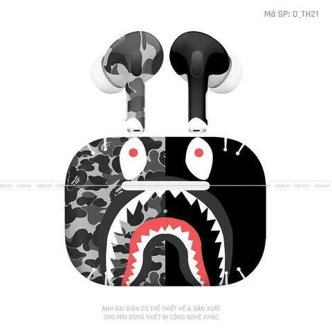 Dán Skin Tai Nghe Airpod 3 Hình Bape | D_TH21
