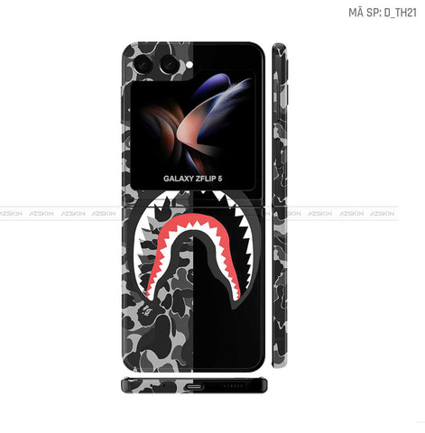 Dán Skin Galaxy Z Flip5 Hình Bape | D_TH21