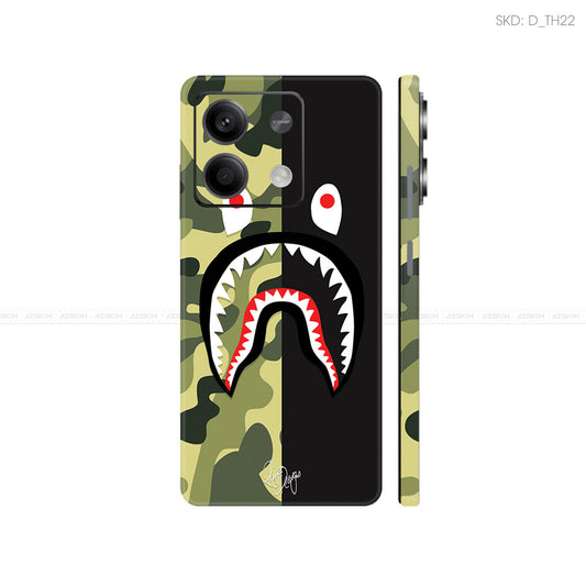 Dán Skin Điện Thoại Xiaomi Redmi 13 Series Hình Thương Hiệu | D_TH22