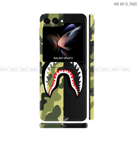 Dán Skin Galaxy Z Flip5 Hình Bape | D_TH22