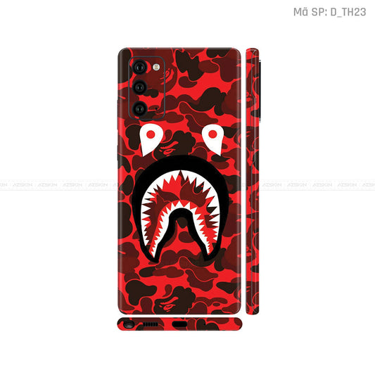 Dán Skin Galaxy Note 20 Series Hình Thương Hiệu | D_TH23