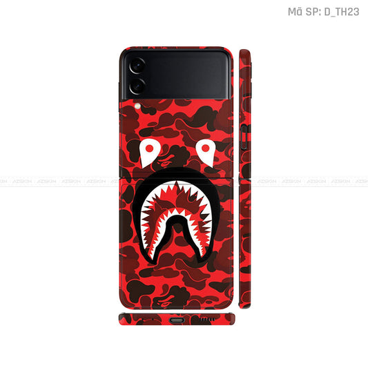 Dán Skin Galaxy Zflip3 Hình Bape | D_TH23