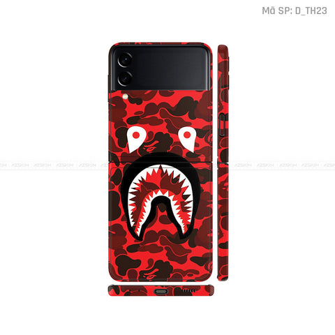 Dán Skin Galaxy Zflip3 Hình Bape | D_TH23