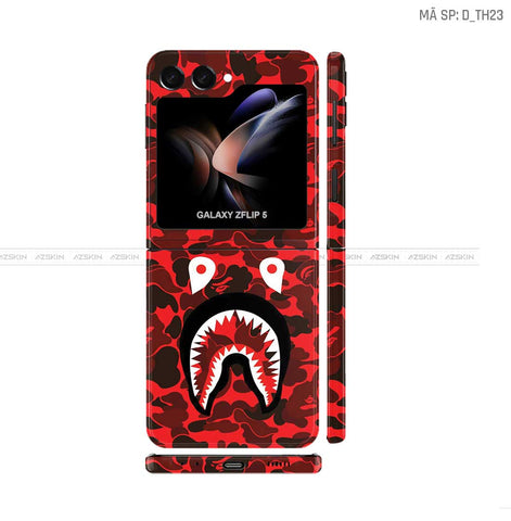 Dán Skin Galaxy Z Flip5 Hình Bape | D_TH23