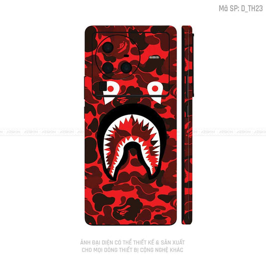 Dán Skin Vivo X Series Hình Bape | D_TH23