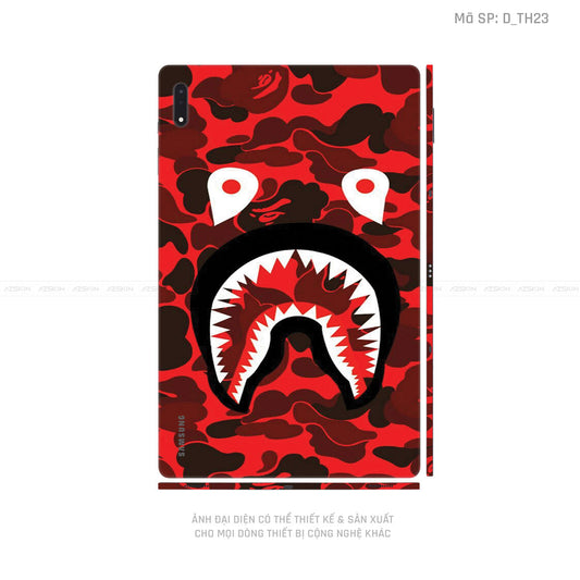 Dán Skin Galaxy Tab S8 Series Hình Bape | D_TH23