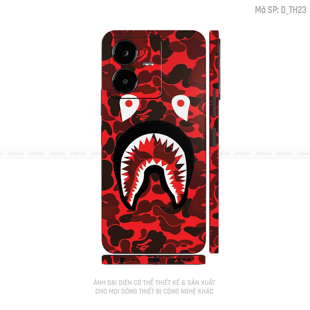 Dán Skin Vivo Y Series Hình Bape | D_TH23