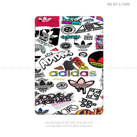 Dán Skin IPad Gen Series Hình Sticker Adidas | D_TH25